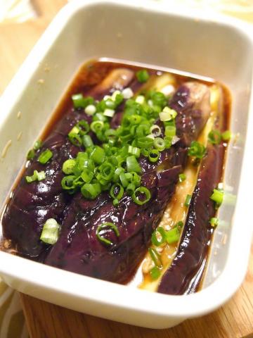 レンジで簡単焼きなす　お店の味に仕上がります♪