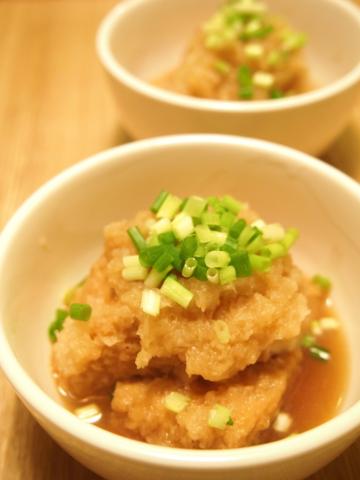シンプルで美味しい　厚揚げのみぞれ煮