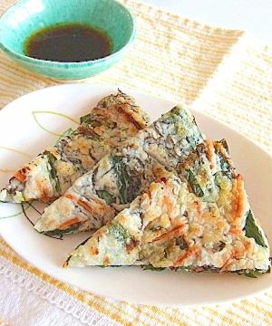 沖縄の味★もずくのヒラヤーチー