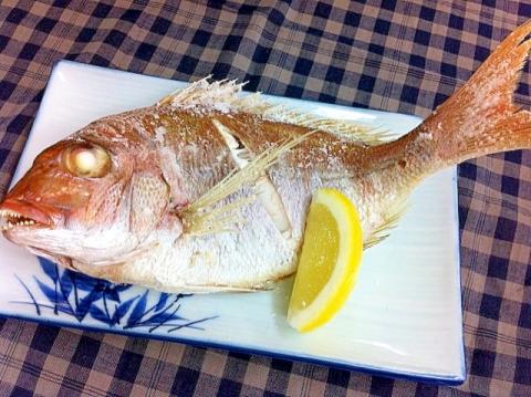 基本！本格！おもてなし料理和食♪祝い鯛♪鯛の姿焼き