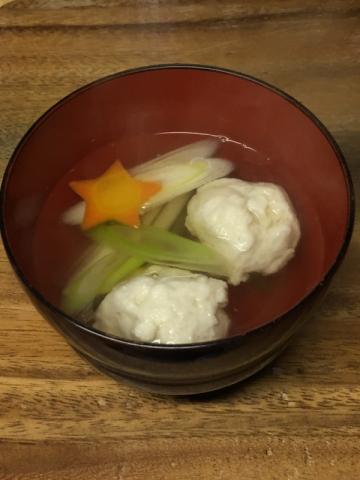 白身魚のすりみで♪つみれ汁♪