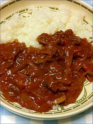 ルウなしデミなしトマト缶で簡単ハッシュドビーフ