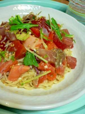 ＊北海道流ラーメンサラダ＊　手作りドレッシング
