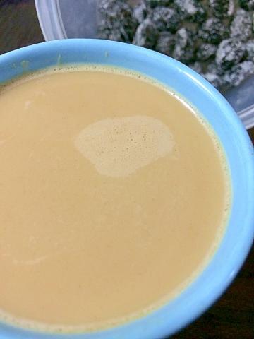 黒豆納豆入り豆乳きな粉コーヒー