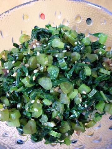 蕪の葉でご飯のお供◆常備菜