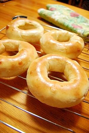 30分で焼きたて簡単ベーグル（プレーン）