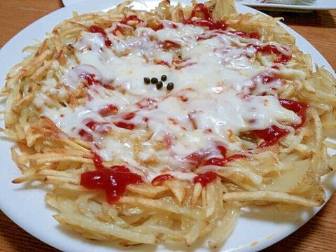 カリッとろ～◎じゃがいものガレット♪チーズのせ