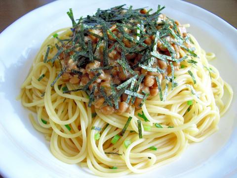 簡単♪我が家の“納豆パスタ”