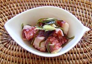 一晩寝かせるだけ、超簡単な酢だこ♪