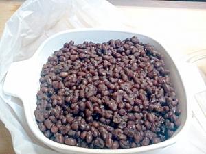 小豆を炊飯器で。簡単、失敗なし。