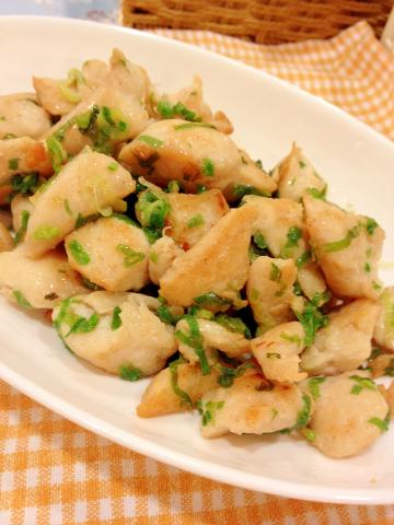 【簡単】にんにく塩だれ♪ささみのネギま味♪