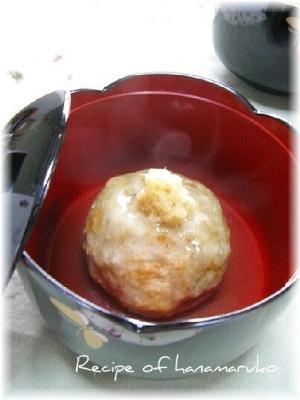 里芋まんじゅうの生姜あんかけ