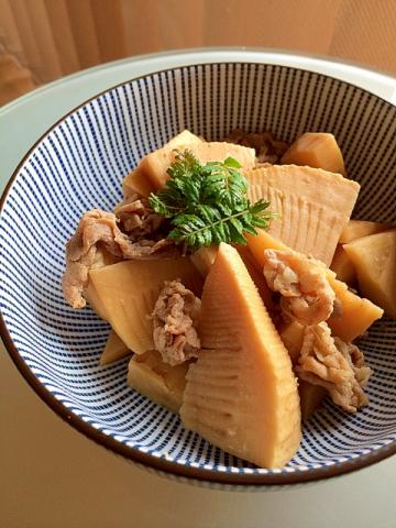 春だね！たけのこと豚バラ肉の旨煮