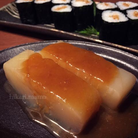 お店の味♪甘味噌たっぷり熱々蒟蒻おでん♡