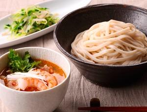 タイ風スープのつけうどん