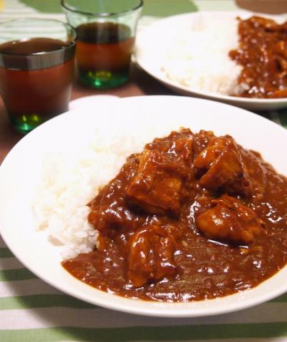 市販のカレールゥ de 絶品チキンカレー
