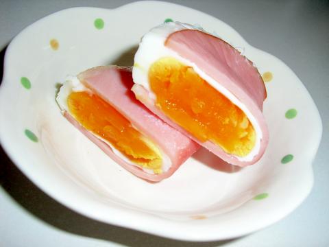 レンジで簡単♪我が家の“ハムエッグ”