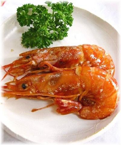 おせちにえびのうま煮
