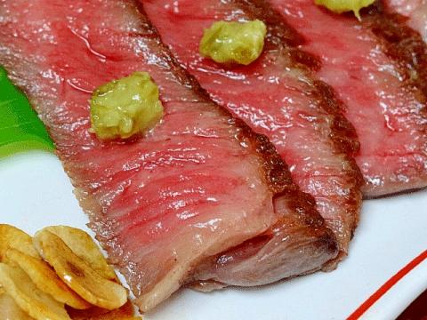 自慢のオードブル☆　「和牛のたたき」