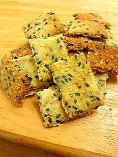 簡単胡麻のおからクッキー☆小麦粉不要☆材料４つだけ