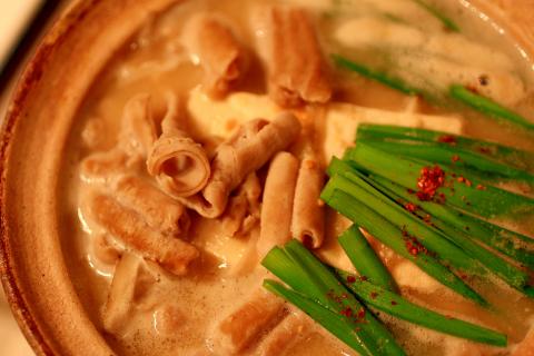 専門店の味！白モツの味噌煮込み