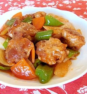 お弁当に★豚こま肉で作る簡単酢豚