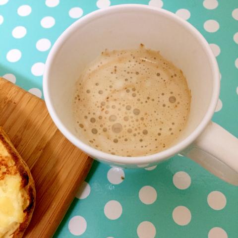 クリーミーに！ミルクきな粉ほうじ茶☆彡