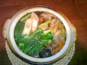 東北の郷土料理の王道☆簡単鶏肉のきりたんぽ鍋