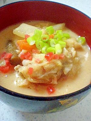 極寒日のかす汁　ひと味違うよ！