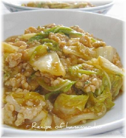 ご飯がすすむ♪　麻婆白菜☆