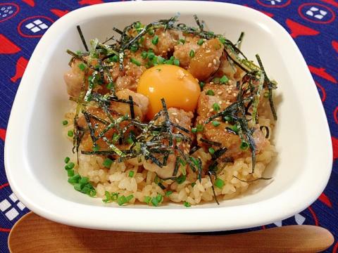 フライパンで簡単☆焼き鳥丼