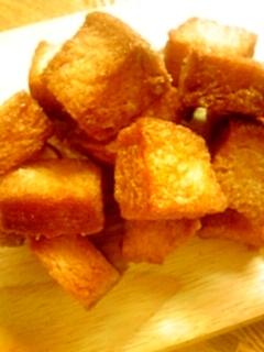 簡単サクサクコロコロラスク❤食パンで♪