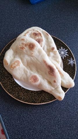 フライパンで焼く手作りナン