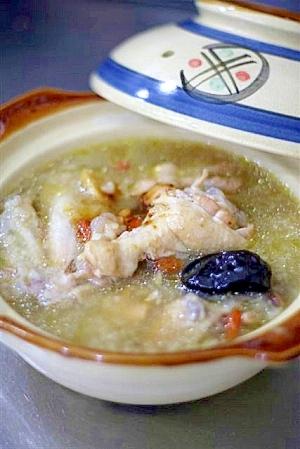 圧力鍋でお手軽サムゲタン(参鶏湯)