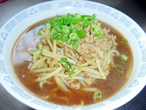 ラーメンの具NO1♪我が家の“挽肉もやしラーメン”