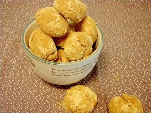 さくっほろっ★卵・バター不使用★きな粉スノーボール