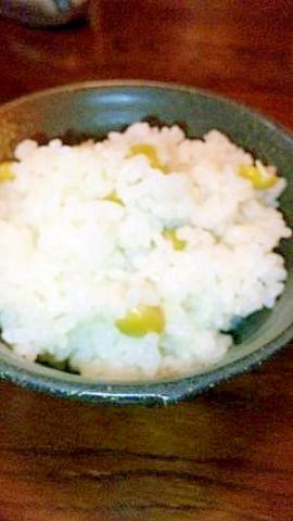 我が家の豆ごはん