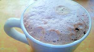 バリスタで！泡立つモカジャバ♪カプチーノ風