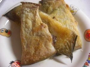 干しカレイの一番好きな食べ方・・干しカレイの唐揚げ
